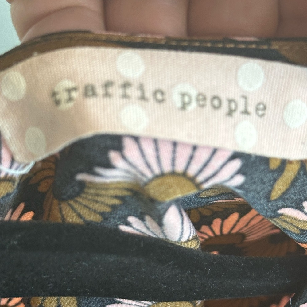 Traffic People Pink and Brown Patterned Maxi Dress - Picture 3 of 9